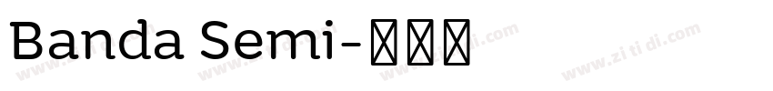 Banda Semi字体转换